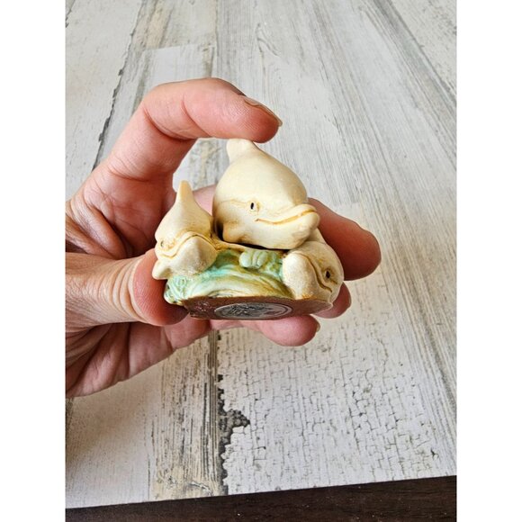 Siab vintage dolphin trinket box England 1995‎ - Picture 5 of 8